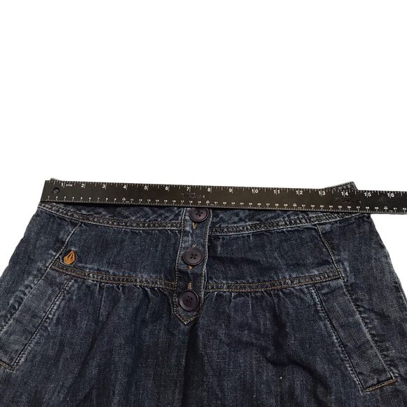 Vintage Y2K volcom Mini Skirt size 7 - Picture 4 of 12